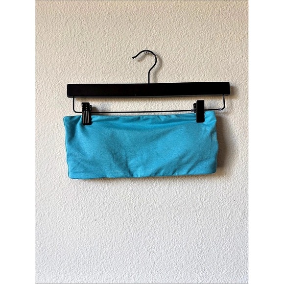 P'tula Other - Ptula Blue Strapless Sports Bra Bandeau Activewear Womens Size Medium